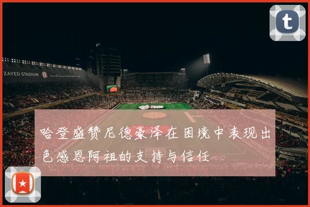 哈登盛赞尼德豪泽在困境中表现出色感恩阿祖的支持与信任