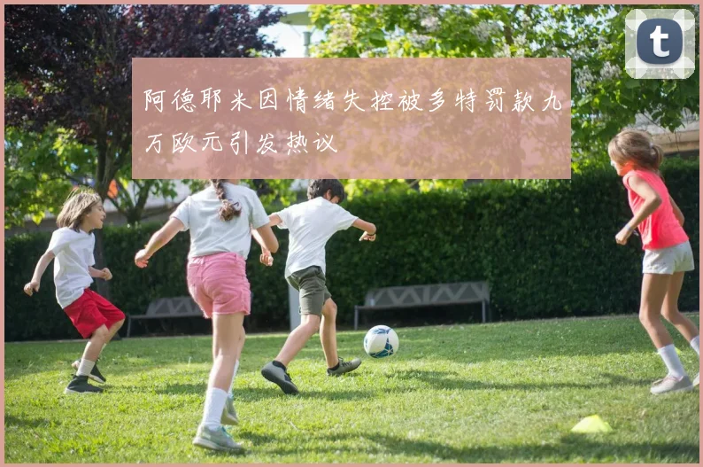 阿德耶米因情绪失控被多特罚款九万欧元引发热议