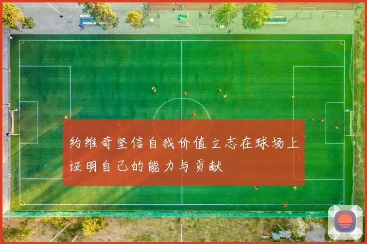 约维奇坚信自我价值立志在球场上证明自己的能力与贡献