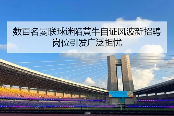 数百名曼联球迷陷黄牛自证风波新招聘岗位引发广泛担忧 | kaiyun